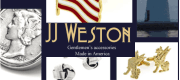 eshop at web store for Silver Cufflinks American Made at JJ Weston in product category Clothing Accessories